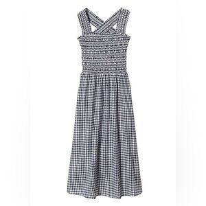 Mango Gingham-Check Cotton Dress